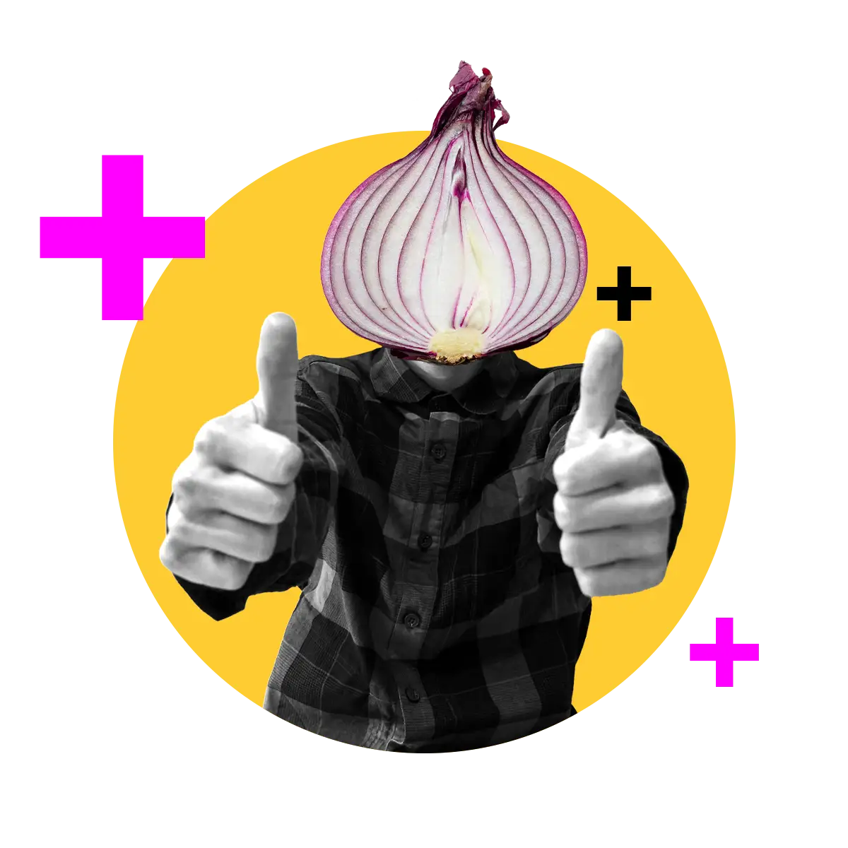thumbs up onion Über uns