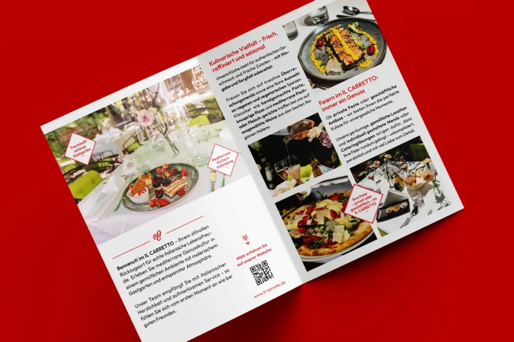 IL CARRETTO – Folder, Innen-Ansicht